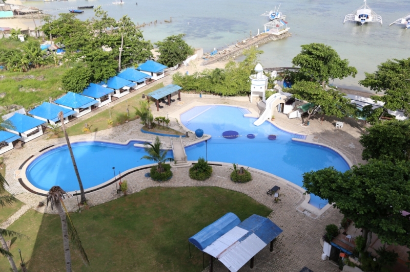 フィリピン留学 Cebu21 - Cebu Blue Ocean Academy-Pool and Ocean View-7